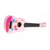 Eco Toys drevená gitara Pink