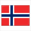 Magnetka vlajka Nórsko