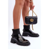 Čierne členkové čižmy pre dámy, DES925M BLACK__27193-39 39