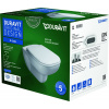 Duravit D-Code súprava misa + pomaly padajúca doska závesné bez splachovacieho kruhu biela 45700900A1