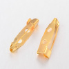 Brošnový mostík 5x20mm 10ks zlatá