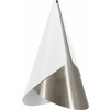 Závesná lampa Cornet bielo-strieborná