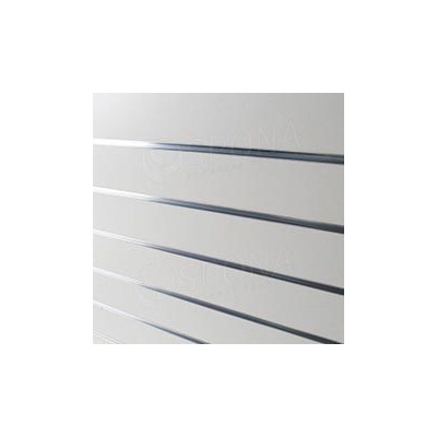 SLAT DREAM drážkový panel 120,5 x 122 cm, 7 drážok, rozstup 15 cm, bez insertov, biely