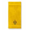 Uterák/osuška s výšivkou vzor Matúš - možnosť doplniť vlastný nápis Farba: 04-žltá, Dodatočný nápis: vlastný nápis - doplniť do poznámky, Rozmer: Osuška 140x70cm