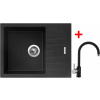 Sinks Perfecto 650 Metalblack + Vitalia GR