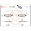 BREMBO Sada brzdových platničiek kotúčovej brzdy BREMBO P 61 054