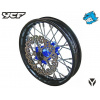 Predné kompletné koleso pre modely 50A s CNC nábojom pitbike YCF - Modrá