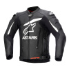 Bunda GP PLUS 4, ALPINESTARS (čierna/biela, veľ. 56)