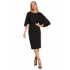 M700 Case dress with kimono sleeves - black černá XXL