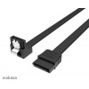AKASA kabel SATA3, pravoúhlý, 100 cm AK-CBSA09-10BK (AK-CBSA09-10BK)