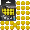 NERF RIVAL KULKY NÁBOJE PROJEKTILY DO VYSTREĽOVAČOV PUŠKY PIŠTOLE 25 kusov