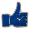 Designové nástěnné hodiny 5185bl Nextime mini Facebook Like 21cm