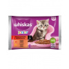 WHISKAS Junior vrecko 4x85g Classic Meals krmivo pre mačiatka v omáčke s hovädzím a kuracím mäsom