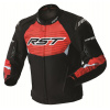 Textilní bunda na motorku RST Tractech Evo D3O černá/fluo červená vel. 50