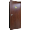 Olovené dvere drevené s Pb vložkou