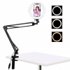 Puluz Selfie Ring kruhové LED svetlo + držiak na stôl PKT3089B