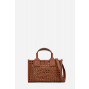 KABELKA KARL LAGERFELD K/SKUARE SM TOTE WOVEN DARK TAN