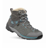 Dámske turistické a voľnočasové topánky GARMONT Santiago GTX WMS grey/turquoise 4,5 UK
