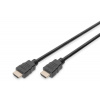 Digitus Pripojovací kábel HDMI High Speed, typ AM/M, 1,0 m, Ultra HD 60p, zlatý, bl