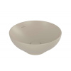 Villeroy & Boch Loop&Friends Umývadlo na dosku, priemer 38 cm, s prepadom, CeramicPlus, Almond 4A4500AM
