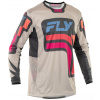 dres LITE VICE, FLY RACING - USA 2025 (šedá/růžová, vel. 2XL)