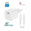 Swissten SWISSTEN SÍŤOVÝ ADAPTÉR GaN 1x USB-C 20W POWER DELIVERY BÍLÝ + DATOVÝ KABEL USB-C/USB-C 1,2 M BÍLÝ