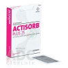 ACTISORB PLUS 25 Obväz s aktívnym uhlím a striebrom 6,5 x 9,5 cm 1 x 10 ks