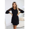 Čierne koktejlové šaty s trblietkami čierna XXL NUMOCO 5908023200665