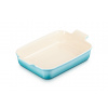Le Creuset - tradičná zapekacia misa obdĺžniková 32 x 24 cm Karibská modrá - veľká