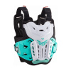 LEATT chránič na chrbát a hrudník - CHEST PROTECTOR 4.5 WOMEN - čierna/biela/zelená