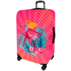 Kufryplus Obal na kufor Z371 Flamingo ružový L K0500000Z371L
