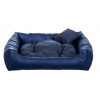 ELEGANT obdĺžnikový pelech pre psa, tmavomodrý - 100 cm x 75 cm