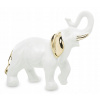 Figúrka Biely Zlatý Keramický Sloník