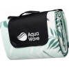 PIKNIKOVÁ DEKA PLÁŽOVÁ PODLOŽKA AQUAWAVE SALVA BLANKET ZELENO-BIELA 200X200CM