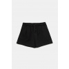 Detské bavlnené šortky United Colors of Benetton čierna farba, jednofarebné, nastaviteľný pás 3BL0C903I 3BL0C903I.G.Seasonal 150