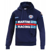 Sparco mikina s kapucí Martini Racing, barva: tmavě modrá, velikost: XXL