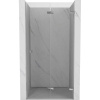 Mexen, Mexen Lunar-F pravé sklápacie sprchové dvere 80 cm, transparentné, chróm - 836-080-000-01-00-P