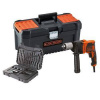 BLACK+DECKER Príklepová vŕtačka 850W + 32ks príslušenstvo BEH850KA32