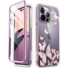 Odolné puzdro na Apple iPhone 14 Pro Max Supcase Cosmo Fly fialové
