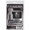 Vegas Golden Knights - 2023 Stanley Cup Champs Metallic NHL Nálepka one size