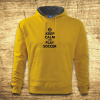 Keep calm and play soccer, Barva Žlutá, Velikost 3XL Bezvatriko.cz 501226