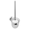 Sapho X-ROUND WC kefa nástenná, miska mliečne sklo, chróm SPH XR303