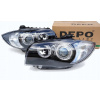 LAMPY BMW 1 E87 E81 04-11R BIELE LED KRÚŽKY DEPO SUPER EFEKT!