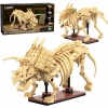 STAVEBNICA CADA SADA MODEL SKELET DINOSAURA TRICERATOPS DINOSAURIE FOSÍLIE 272