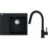 Set Franke G285MČ (dřez CNG 611-62 TL/7 Matná černá + baterie FC 6051.901 LINA Matná černá) 114.0759.049