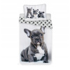 Jerry Fabrics bavlna obliečky Bulldog 140x200 70x90