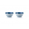 Guzzini - Le Murrine - Súprava 2 ks misiek 12 cm - svetlomodrá-biela-modrá