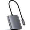 Satechi 4-PORT USB-C Hub (4xUSB-C až 5 Gbps) - vesmírne šedý ST-UC4PHM