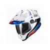 Prilba Scorpion ADF-9000 AIR DESERT White Blue Red Veľkosť: XL (61-62 cm)