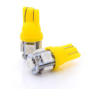 Led auto žiarovka T10 5 X SMD 5050 1,5W žltá